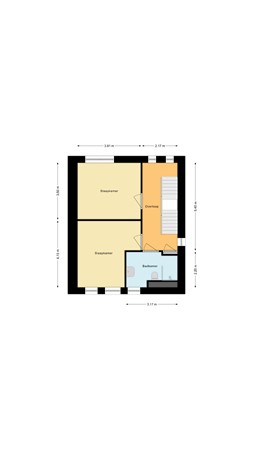 Floorplan - Dahliahof 4, 5014 AV Tilburg
